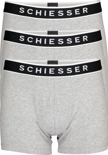 SCHIESSER 95/5 shorts (3-pack) - grijs