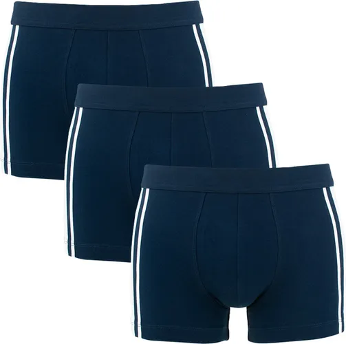 SCHIESSER 95/5 Stretch shorts (3-pack) - donkerblauw