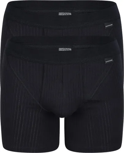 SCHIESSER Authentic shorts (2-pack) - met gulp - zwart