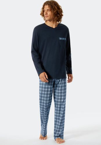 Schiesser – Comfort Fit – Pyjama – 176811 – Dark Blue - 58