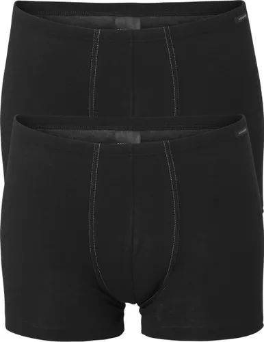 SCHIESSER Cotton Essentials shorts (2-pack) - zwart