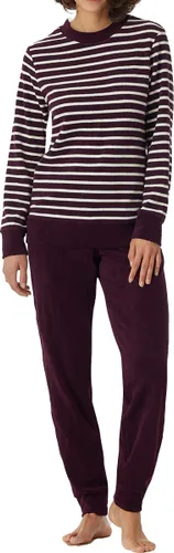 Schiesser dames pyjama badstof - Purple - Casual essentials - 38 - Paars