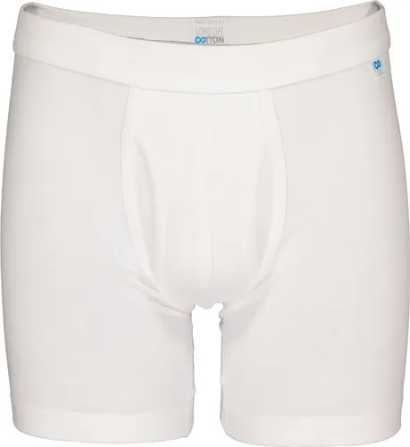 SCHIESSER Long Life Cotton shorts (1-pack) - lang met gulp - wit