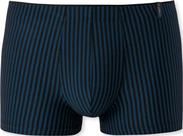 SCHIESSER Long Life Soft boxer (1-pack) - heren shorts marine-zwart gestreept