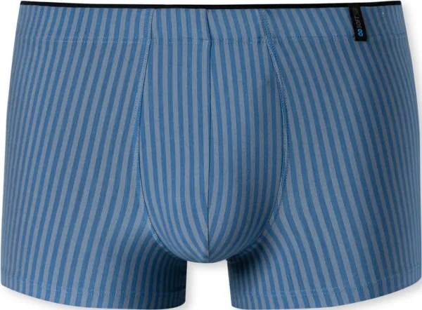 SCHIESSER Long Life Soft boxer (1-pack) - heren shorts oceaanblauw gestreept