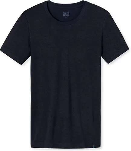 SCHIESSER Long Life Soft T-shirt (1-pack) - heren shirt korte mouwen blauwzwart
