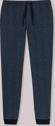 Schiesser M&R Heren Pyjamabroek - Donkerblauw patterned