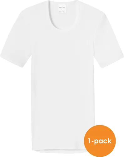 SCHIESSER Original Classics T-shirt (1-pack) - Doppelribb met O-hals - wit