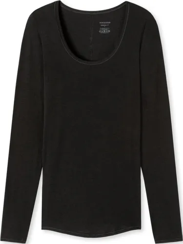 SCHIESSER Personal Fit T-shirt (1-pack) - dames shirt lange mouwen zwart