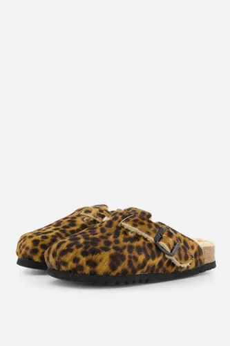Scholl Fae Leopard Sandalen bruin Synthetisch