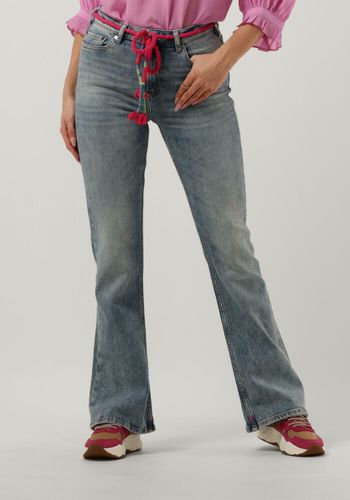 SCOTCH & SODA Dames Jeans The Charm Flared Jeans - Summer Shower - Blauw