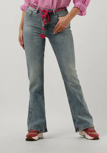 SCOTCH & SODA Dames Jeans The Charm Flared Jeans - Summer Shower - Blauw