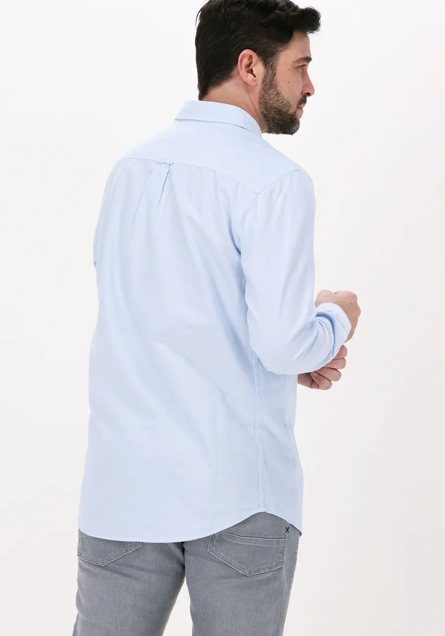 SCOTCH & SODA Heren Hemden Regular Fit Shirt - Lichtblauw