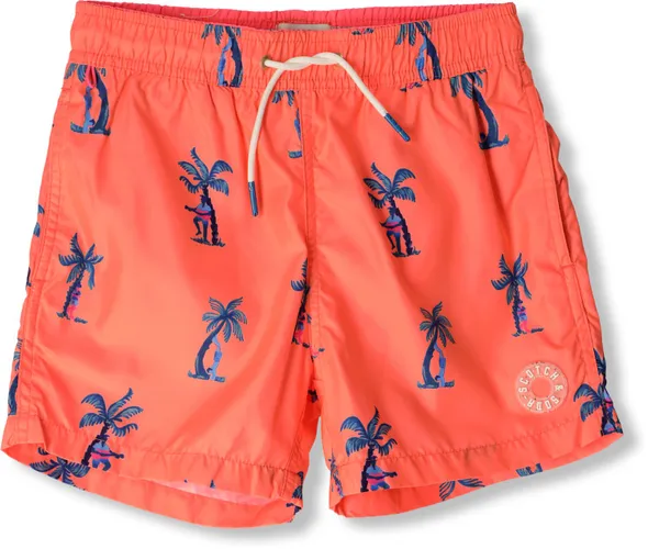 SCOTCH & SODA Jongens Zwemkleding Short Lenght All-over Printed Swim Shorts - Roze