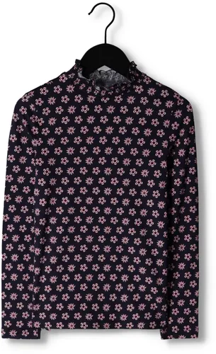 SCOTCH & SODA Meisjes Tops & T-shirts All Over Printed Slim Fit Longsleeve - Donkerblauw