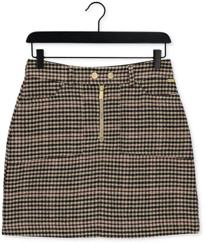 Scotch & Soda Minirok Mini Skirt IN Heritage Check Camel Dames