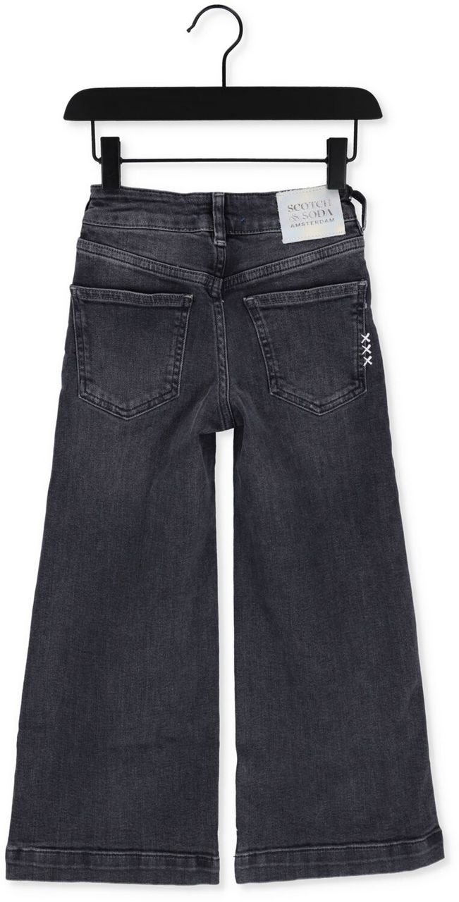 Scotch & Soda Straight leg jeans 167027-22-Fwgm-C85 Zwart Meisjes