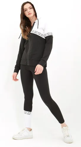 SCR. Dara - Winter Dames hoodie - Sweatvest Met Capuchon - Ideaal om in te sporten - Zwart