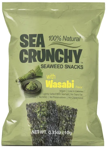 Sea Crunchy Zeewiersnacks Wasabi