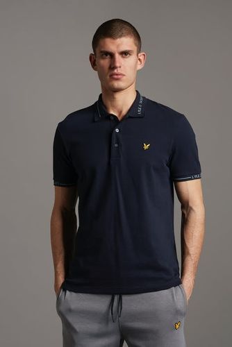 Seasonal Branded Collar Polo Shirt Dark Navy
