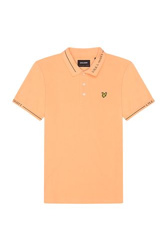 Seasonal Branded Collar Polo Shirt Melon