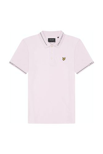 Seasonal Branded Collar Polo Shirt Stonewash Pink