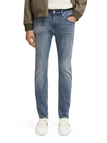 Seasonal essentials Skim skinny jeans  — Trance Blue - Maat 38/36 - Multicolor - Man - Jeans - Scotch & Soda