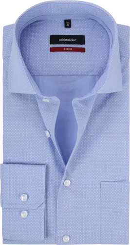 Seidensticker Modern-Fit Hemd Blauw