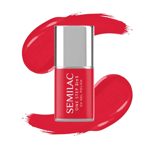 Semilac One Step 3-in-1 UV nagellak S530 Scarlet 7ml