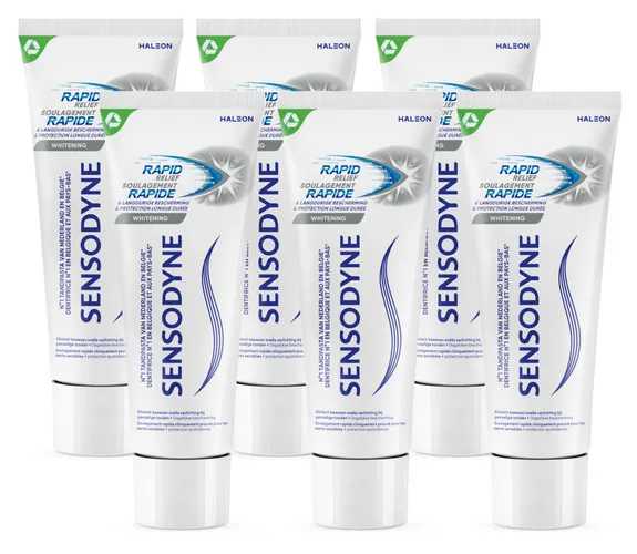 Sensodyne Rapid Relief Whitening Tandpasta voor gevoelige tanden