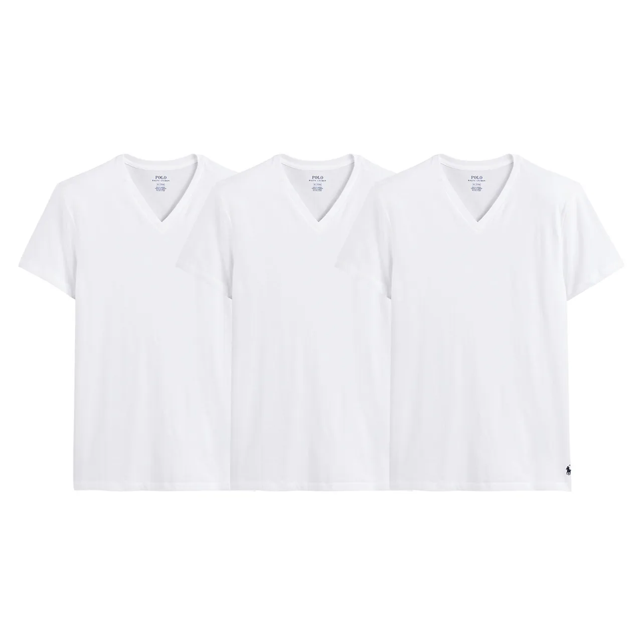 Set van 3 t-shirts met V-hals
