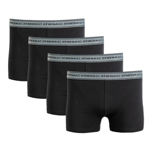 Set van 4 boxershorts Basic Coton