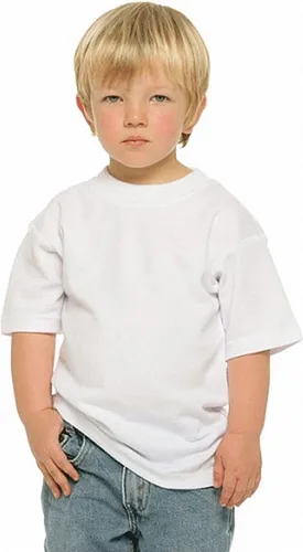 Set van 5x stuks basic wit kinder t-shirt 100% katoen - Voordelige t-shirts voor jongens en meisjes, maat: L (146-152)