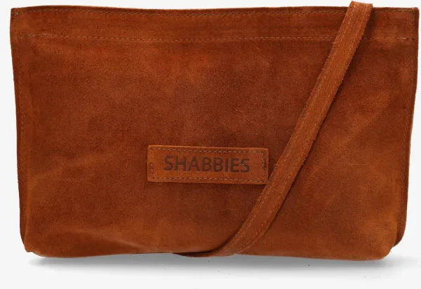 Shabbies Amsterdam Crossbody Bag Brick Brown - Maat ONESIZE