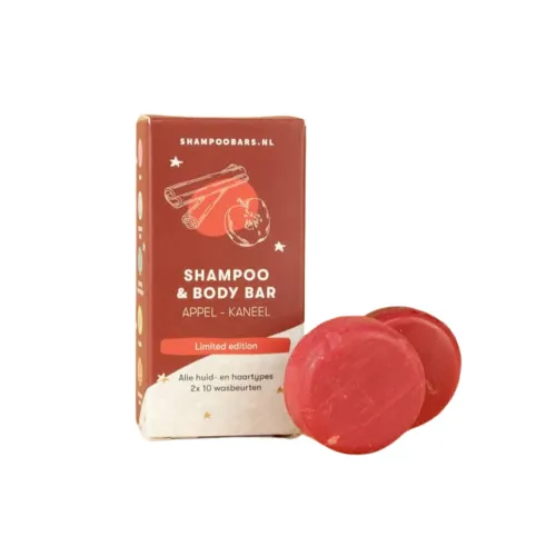 Shampoobars Mini Shampoo & Body Bar Appel - Kaneel