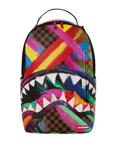 SHARKS IN PAINT BACKPACK