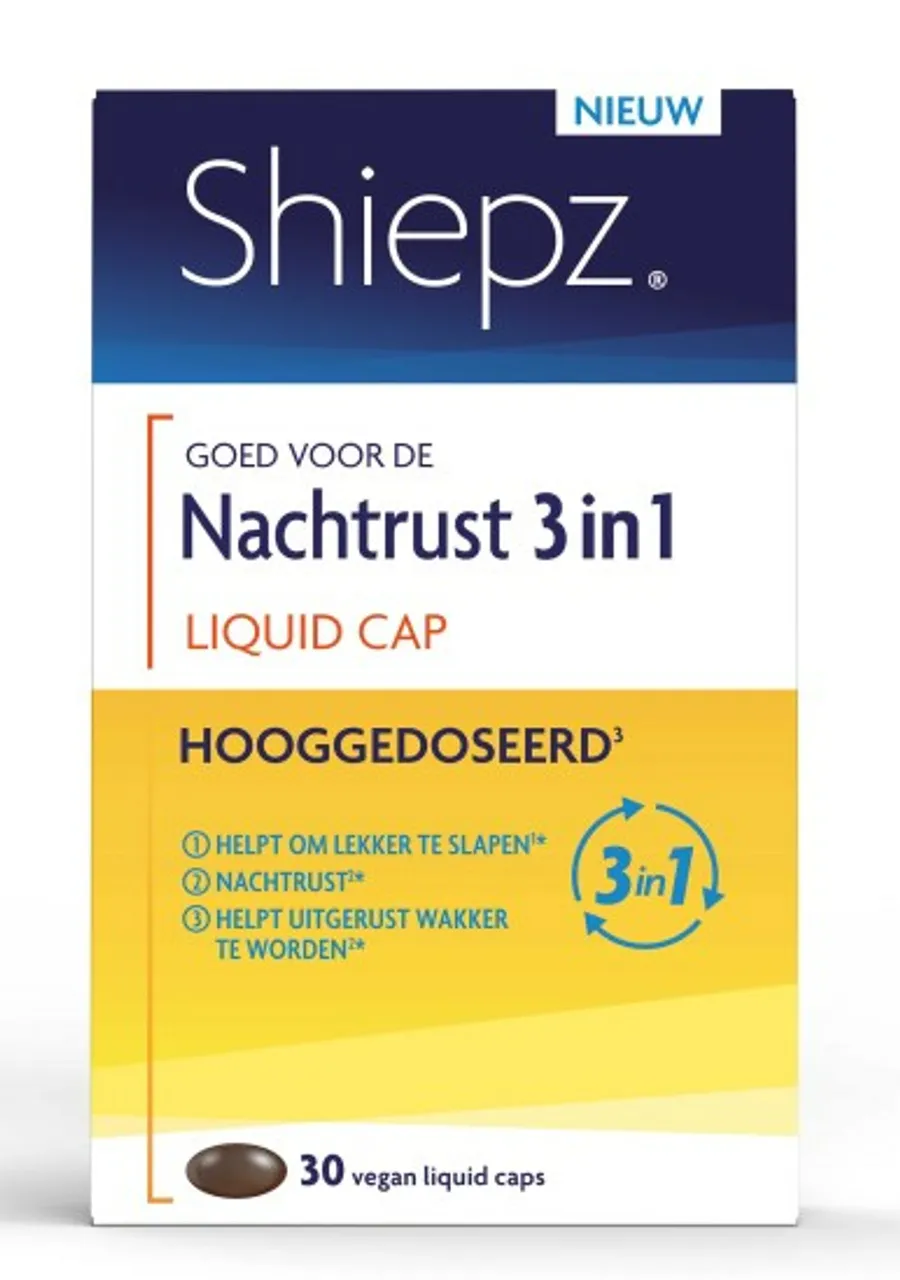 Shiepz Nachtrust 3 in 1 Hooggedoseerd Capsules