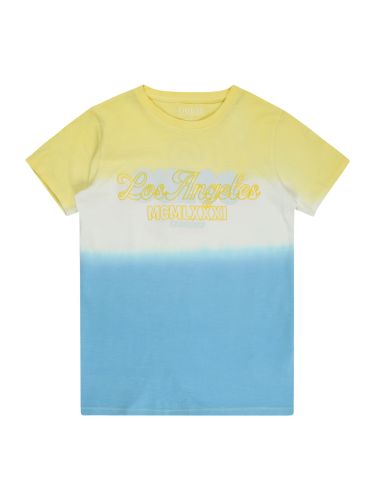 Shirt  lichtblauw / geel / wit