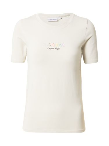 Shirt 'PRIDE'  crème / stone grey / geel / lila / rood