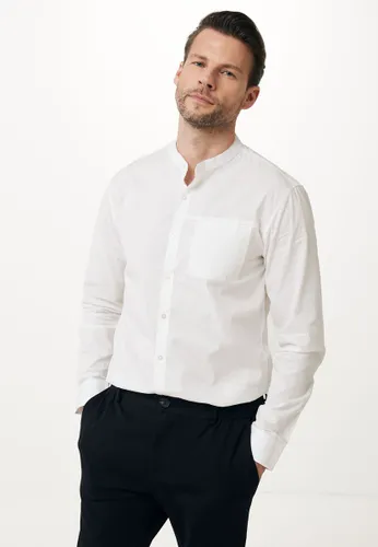 Shirt With Mao Collar Mannen - Off White