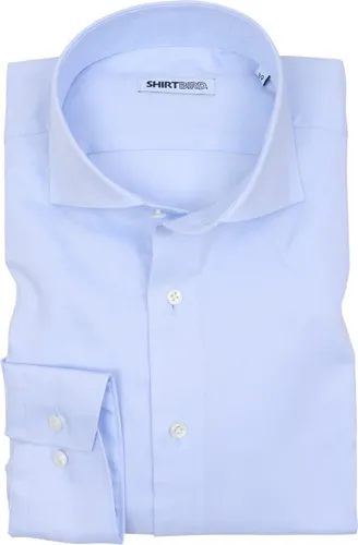 SHIRTBIRD | Harrier | Overhemd | Blauw | Royal Oxford | 100% Katoen | Strijkvriendelijk | Parelmoer Knopen | Premium Shirts |