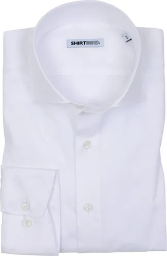 SHIRTBIRD | Harrier | Overhemd | WIT | Royal Oxford | 100% Katoen | Strijkvriendelijk | Parelmoer Knopen | Premium Shirts |