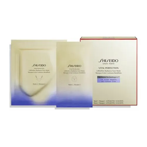 Shiseido Vital Perfection LiftDefine Radiance Face Masker 6 x 2