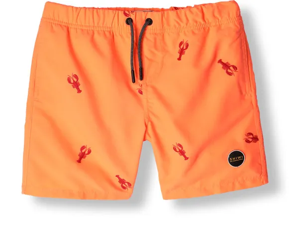 SHIWI Jongens Zwemkleding Swimshort Lobster Embroidery - Oranje
