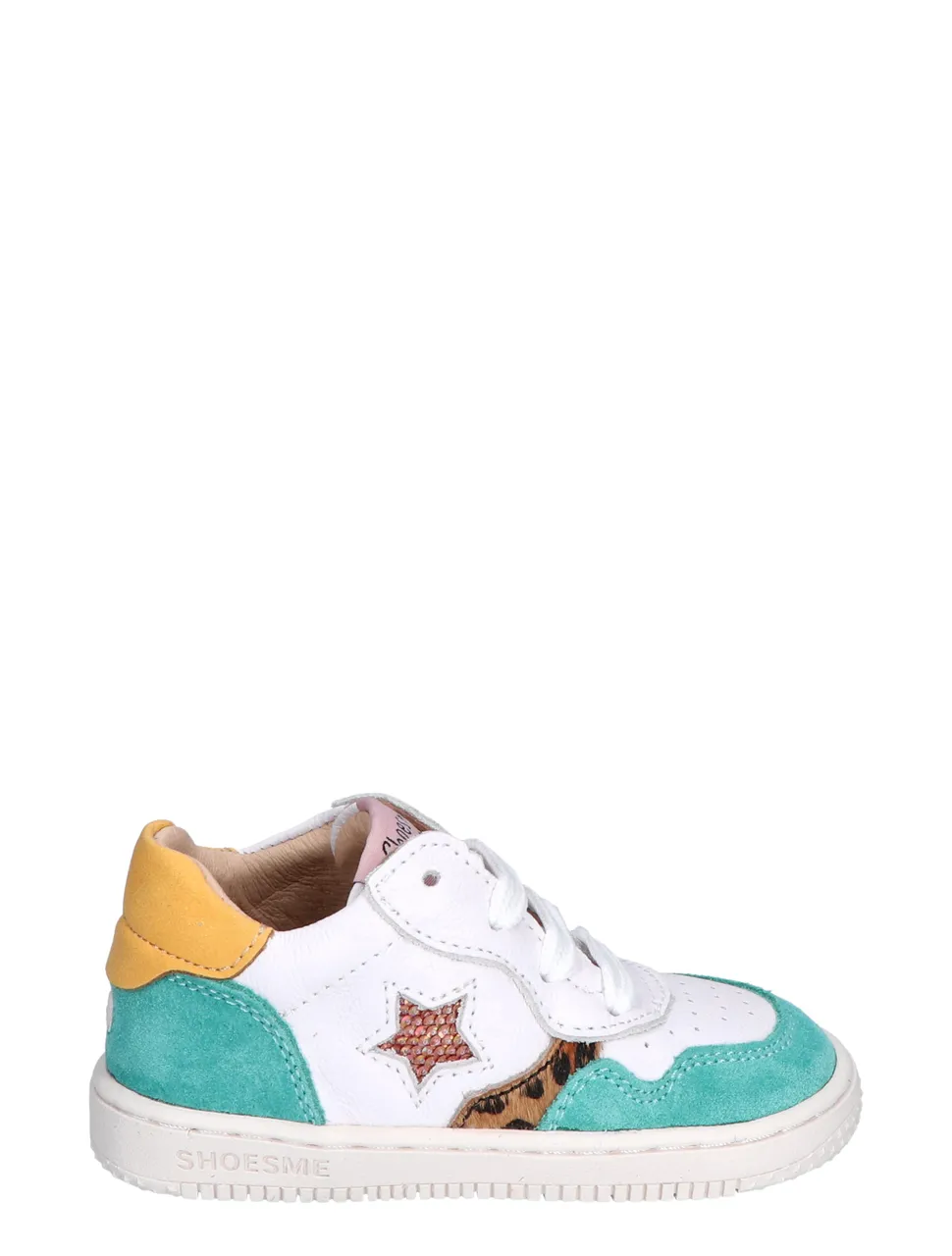 Shoesme BN24S014 White Turquoise Baby-schoenen