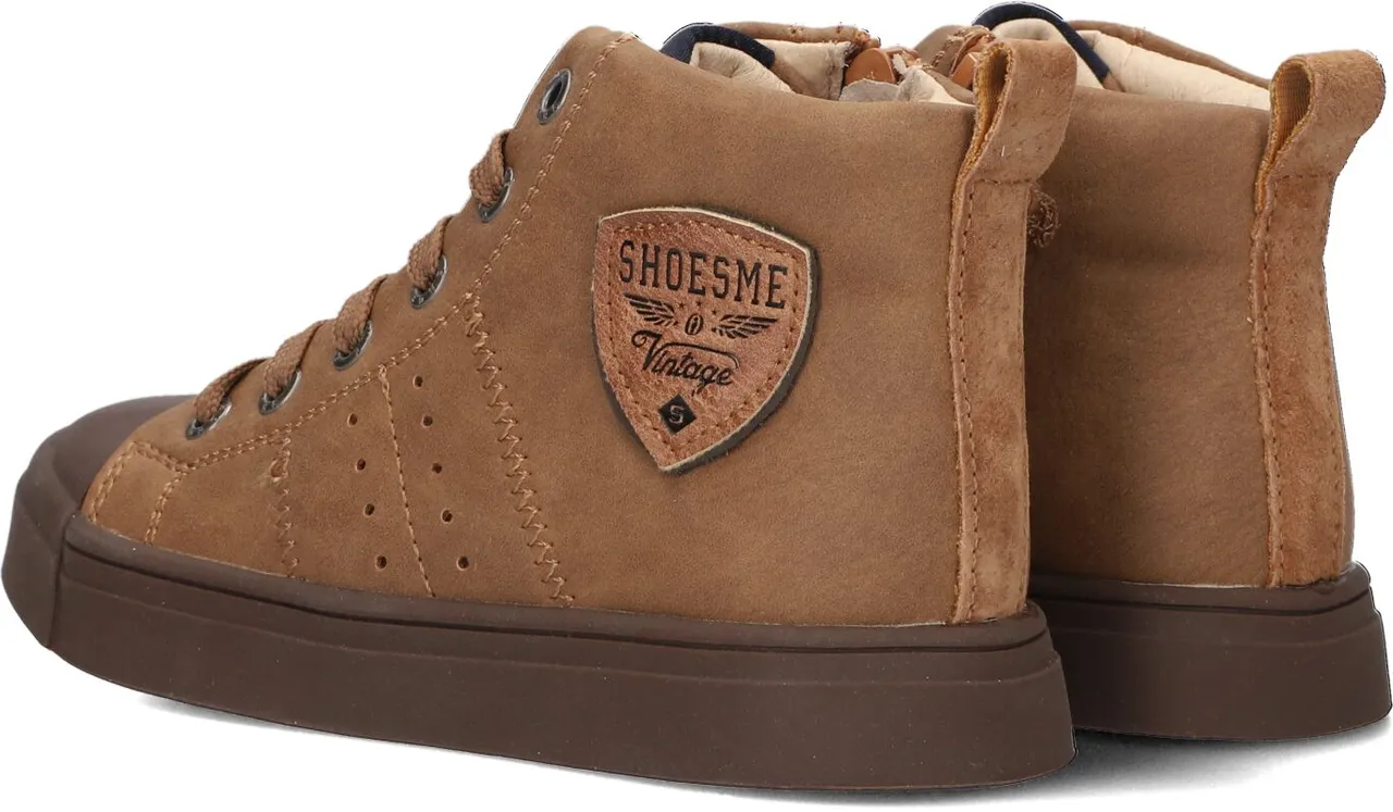 SHOESME Jongens Hoge Sneakers Sh23w036 - Cognac
