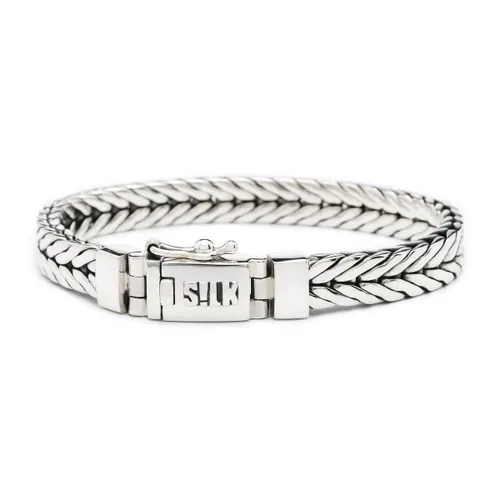 SILK Jewellery - Zilveren Armband - Chevron - 366.19 - Maat 19,0