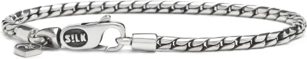 SILK Jewellery - Zilveren Armband - Dua - 248.20 - Maat 20,0