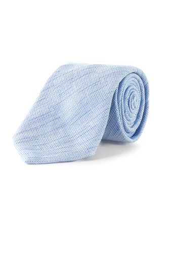 Silk Linen Tie Chambray