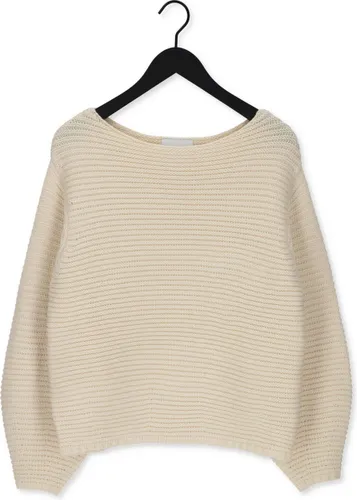 Simple Kelsey Knit-wo-22-3 Truien & vesten Dames - Sweater - Hoodie - Vest- Wit